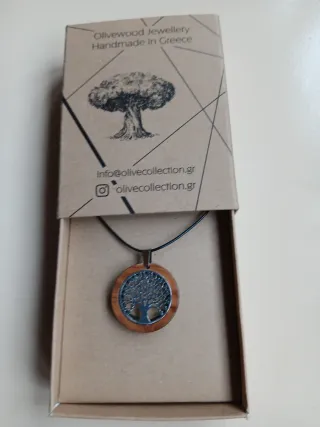 Colgante Árbol de la Vida Madera y Plata