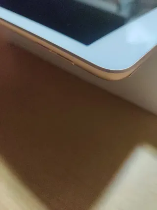 iPad 7 oro rosa y adaptador lightning