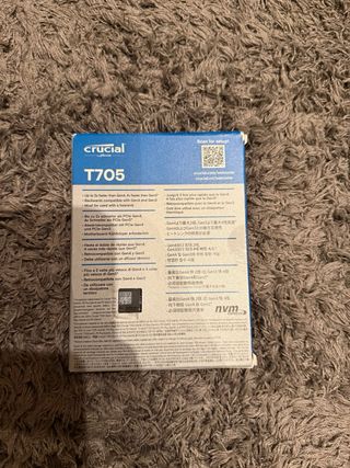 SSD Crucial T705 1TB PCIe Gen5 NVMe M.2