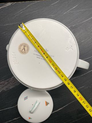 Teiera D'Ancap in porcellana decorata