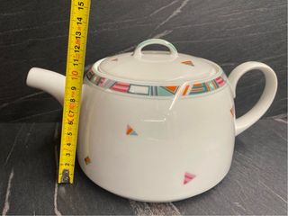 Teiera D'Ancap in porcellana decorata