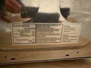 Microondas Daewoo con Grill