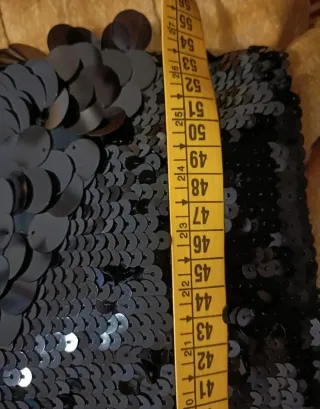 Abito/Maglia Paillettes Nero/ 48/50