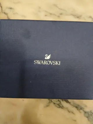 Pendientes Aro Swarovski Plata