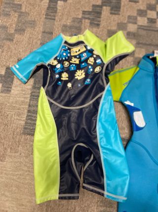 Lote trajes neopreno 3, 4 y 5 años