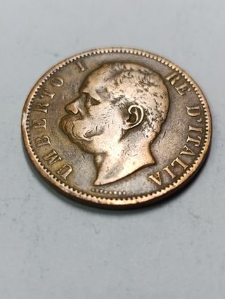 Lote 2 monedas 10 cent. Italia 1867-1894 MBC