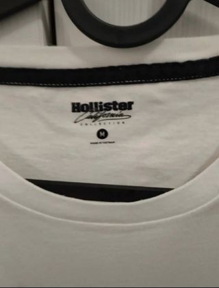 Camiseta Hollister Blanca