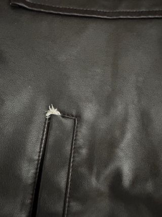 Giacca uomo ecopelle nera