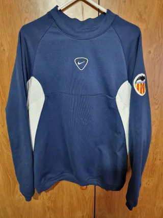 Sudadera Nike Valencia Azul y Blanca