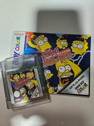 Juego GBC The Simpsons: Night of the Living