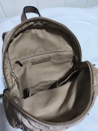 Mochila Paco Martinez Beige Acolchada