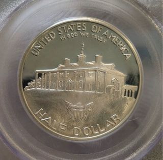 Medio Dólar Plata G. Washington 250 Aniversario