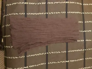 Pañuelo marrón y gris