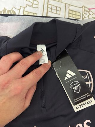 Chándal Adidas Fútbol Arsenal Niño Negro y Rosa