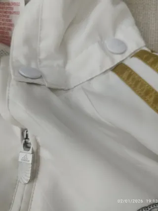 Chaqueta Real Madrid Adidas Blanca