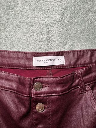 Pantalones de Cuero Sintético