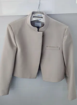 Chaqueta Zara Beige Talla XL