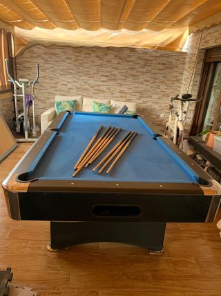 Mesa de Billar 8ft BuckShot Manhattan + Accesorios