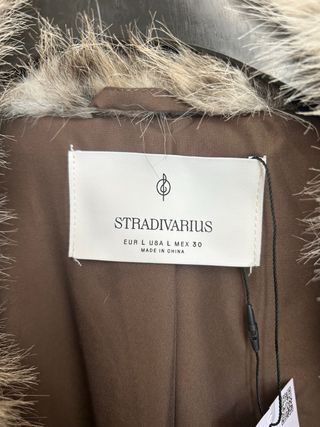 Chaqueta pelo efecto leopardo Stradivarius Talla M