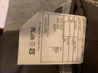 Blazer a quadri grigio Cecconi Firenze vintage s