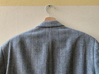 Blazer a quadri grigio Cecconi Firenze vintage s