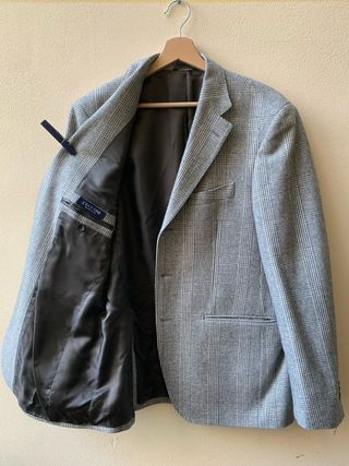 Blazer a quadri grigio Cecconi Firenze vintage s