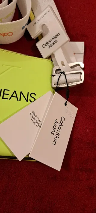 Bolso Calvin Klein Jeans Amarillo Neón