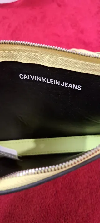 Bolso Calvin Klein Jeans Amarillo Neón