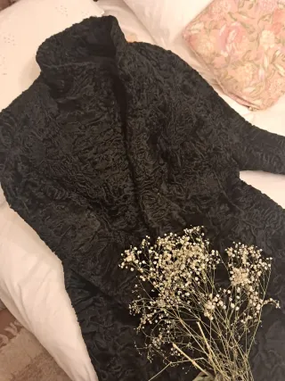 Abrigo corto piel de Astracán Talla 42-44