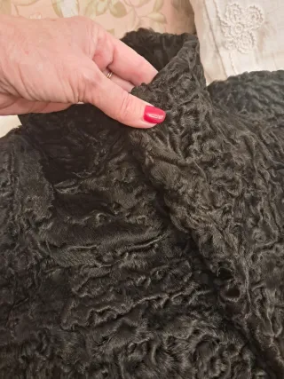 Abrigo corto piel de Astracán Talla 42-44