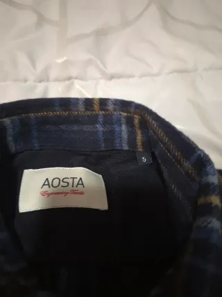 Camisa Aosta cuadros azul multicolor