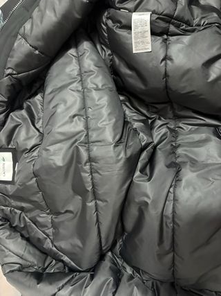 Chaqueta bomber Lacoste negra talla S/M