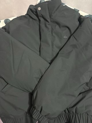 Chaqueta bomber Lacoste negra talla S/M