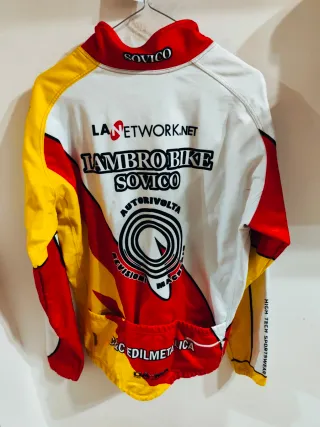 Giacca Ciclismo DA-MA Rossa, Bianca, Gialla