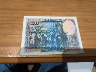 Billete 50 Pesetas Banco de España 1928