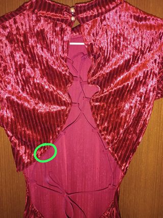 Vestido Terciopelo Rojo