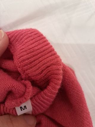 Pullover Haveone rosso con maniche a sbuffo