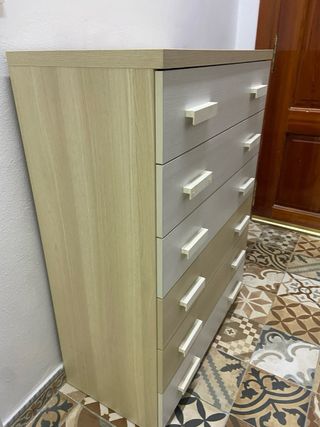 Escritorio juvenil con cajones