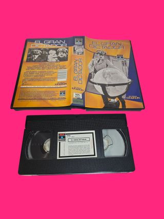 PELICULA EL GRAN DICTADOR EN VHS CHAPLIN