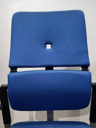 Steelcase Please: Silla giratoria ergonómica azul☀