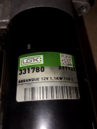 Motor Arranque LGK 331780 12V 1.1KW