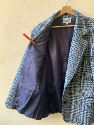 Blazer CAROL fantasia blu/verde taglia IT 46