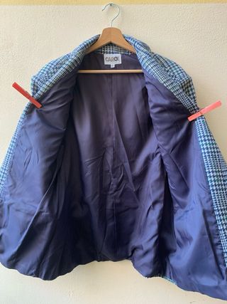 Blazer CAROL fantasia blu/verde taglia IT 46