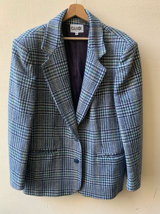 Blazer CAROL fantasia blu/verde taglia IT 46