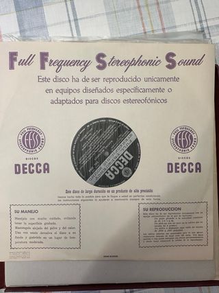 Vinilo Madame Butterfly de Puccini