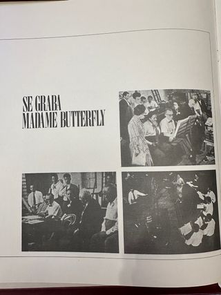 Vinilo Madame Butterfly de Puccini