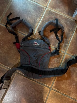 Mochila portabebés Manduca gris