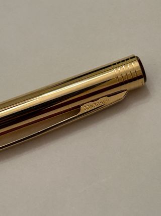 Bolígrafo Anson USA Oro 22k Chapado