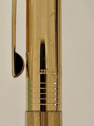 Bolígrafo Anson USA Oro 22k Chapado