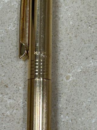 Bolígrafo Anson USA Oro 22k Chapado